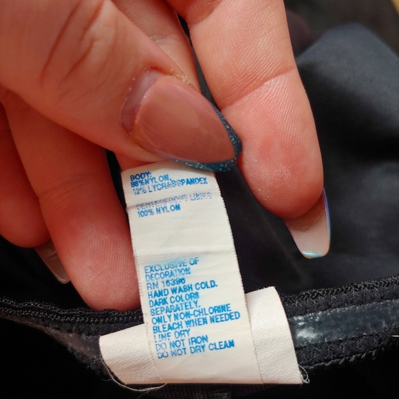 Vintage • Nip Tuck Boost •Black Strapless Nylon Sexy Slip Lingerie Bodycon [38B] - Picture 8 of 8